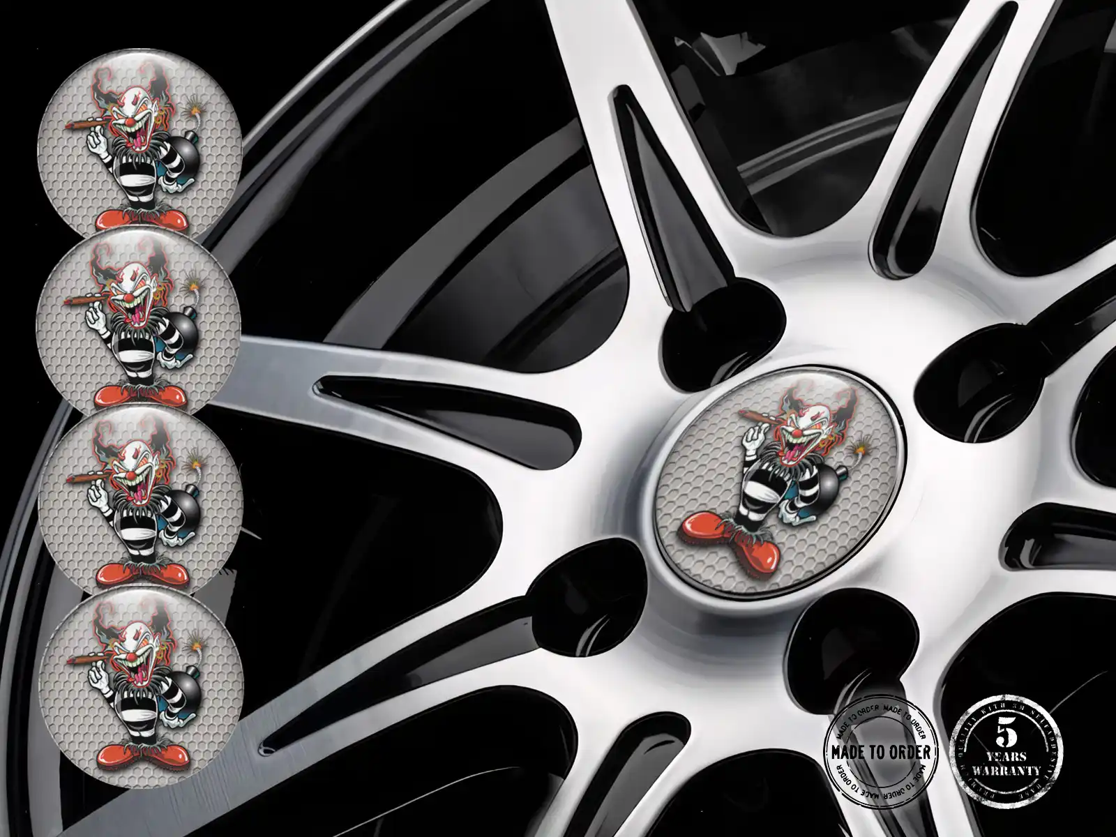 Resin domed stickers Premium Design Sleek Labels
